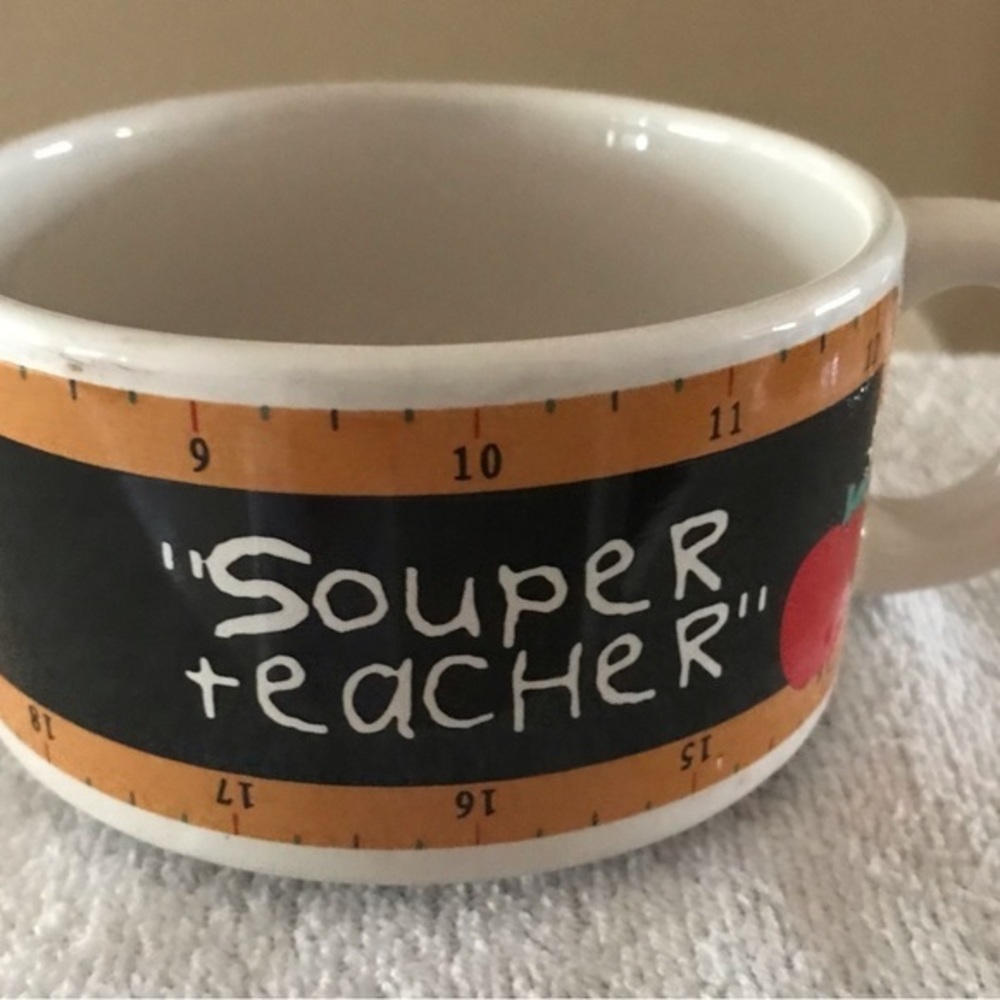 Souper Teacher" Soup Mug- 8 ounce - Picture 2 of 9
